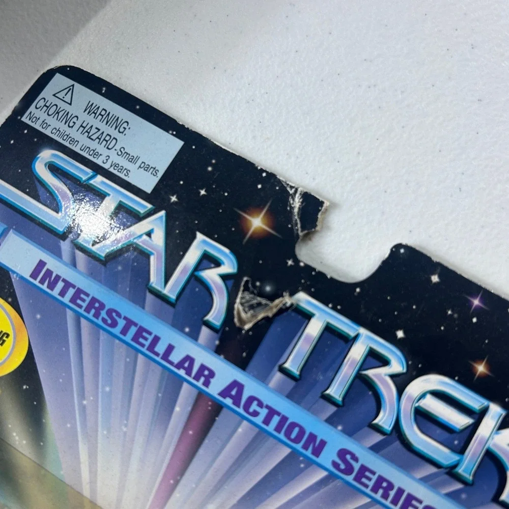 Vintage Star Trek‎ Playmates 90s Action Figure Riker Kurn Borg 16252 6441 Lot 3